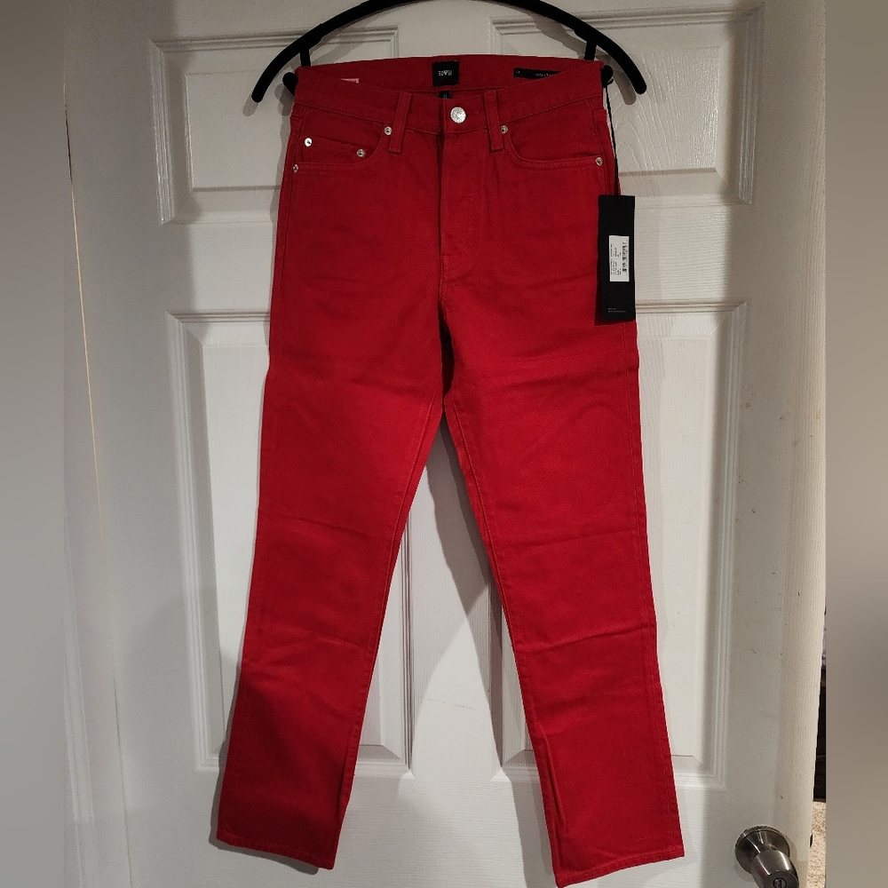 Edwin red skinny jeans